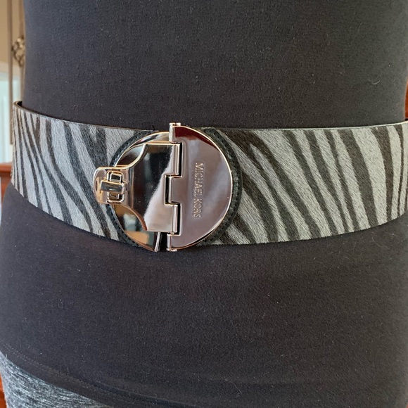 NEW Michael Kors Fur Belt - Picture 1 of 5